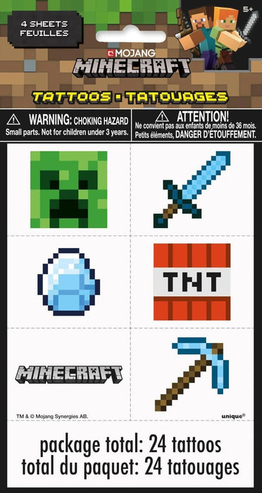 Minecraft Tattoos | 1ct - Zurchers