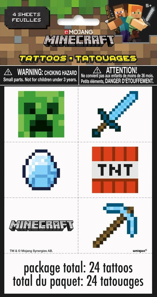 Minecraft Tattoos | 1ct - Zurchers