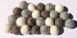 Multicolor Gray & Whites Pompom Garland 6ft | 1ct - Zurchers