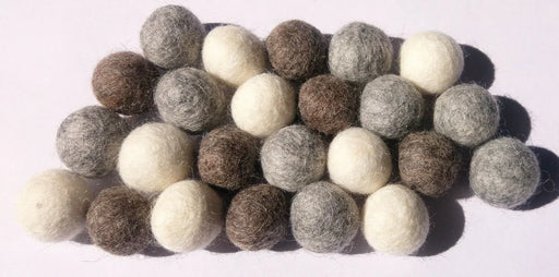 Multicolor Gray & Whites Pompom Garland 6ft | 1ct - Zurchers
