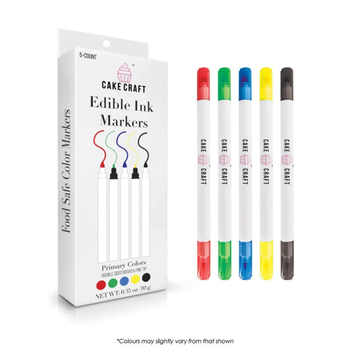Primary Colors Edible Ink Markers | 5pk - Zurchers