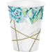 Geometric Succulents Paper Cups 12oz | 1ct - Zurchers