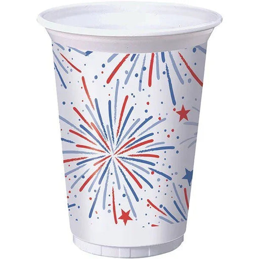 Fun Fireworks 16oz Plastic Cups 8pk | 1ct - Zurchers
