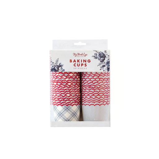 Patriotic Hamptons Baking Cups 50pk | 1ct - Zurchers