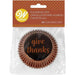 Foil Give Thanks Baking Cups | 24 ct - Zurchers