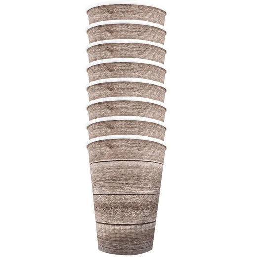 Cut Timber Paper Cups 12oz | 8 ct - Zurchers