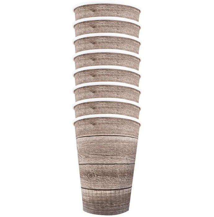 Cut Timber Paper Cups 12oz | 8 ct - Zurchers