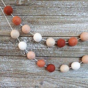 Earth Tones Pompom Garland 6ft | 1ct - Zurchers