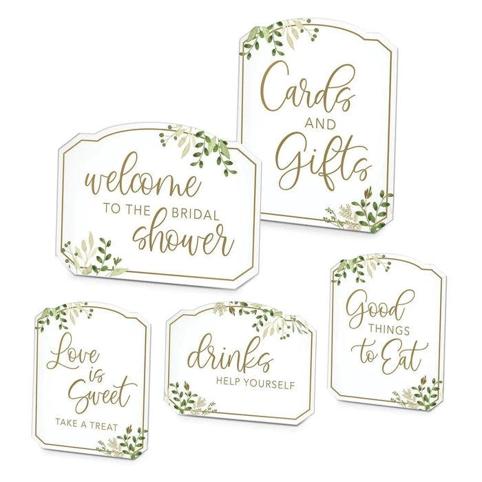 Botanical Greenery Bridal Shower Sign Set | 1ct - Zurchers