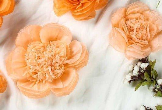 Scallop Shaped Tissue Flower 20" | 1ct - Zurchers