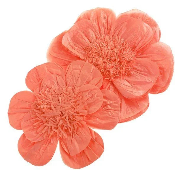 Scallop Shaped Tissue Flower 2pcs | 1ct - Zurchers