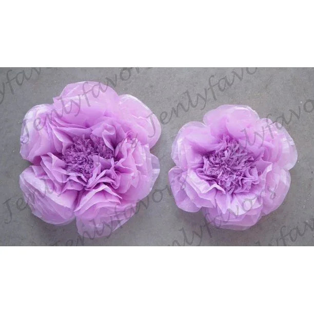 Scallop Shaped Tissue Flower 2pcs | 1ct - Zurchers