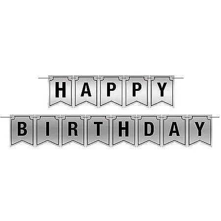 Happy Birthday Foil Streamer 12Ft | 1ct - Zurchers