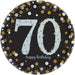 Sparkling Celebration Happy 70th Birthday Dessert Paper Plates 7" | 1ct - Zurchers