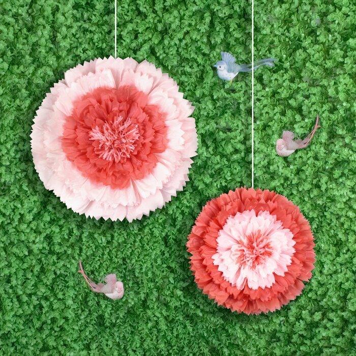 Starburst Tissue Flowers 2pcs | 1ct - Zurchers