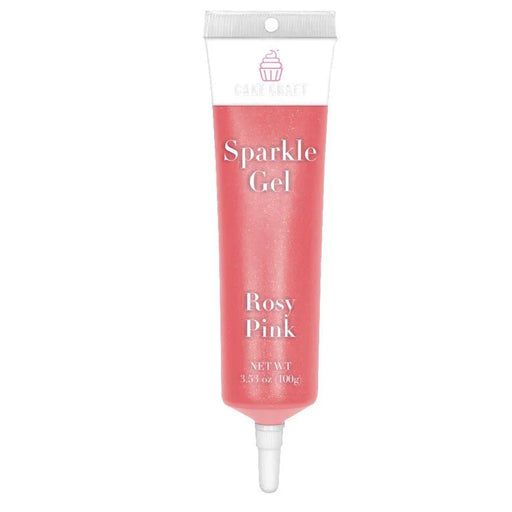 Rosy Pink Sparkle Decorating Gel 3.53 oz | 1ct - Zurchers