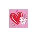 Valentine's Sprinkled Hearts Beverage Napkins | 16 ct
