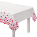 Valentine's Heart Party Plastic Table Cover 54" x 102" | 1 ct