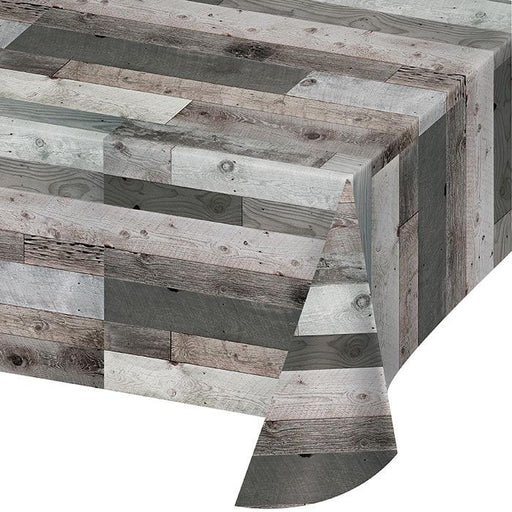 Mixed Woods Plastic Table Cover 54"x108" | 1ct - Zurchers