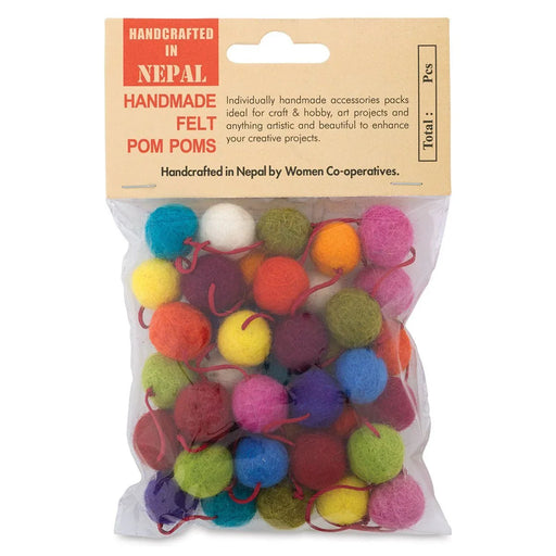 Mixed Pinks Pompom Garland 6ft | 1ct - Zurchers