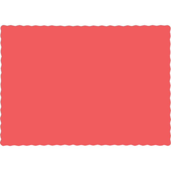 Coral Paper Placemats | 50 ct - Zurchers