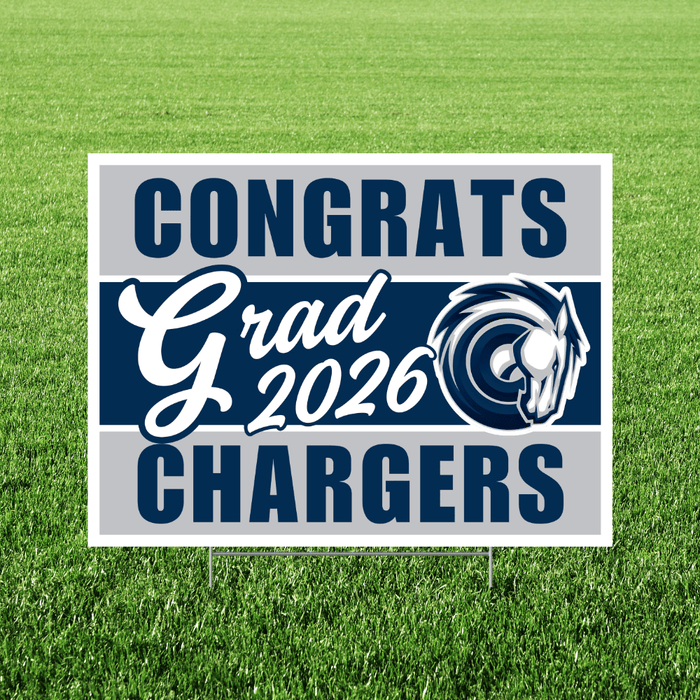 Corner Canyon High School Grad Yard Sign 24" x 18" | 1 ct - Zurchers