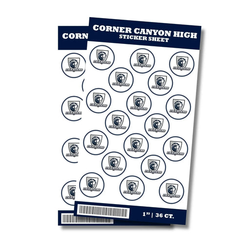 Corner Canyon High School Sticker Seal 1" | 36 ct - Zurchers
