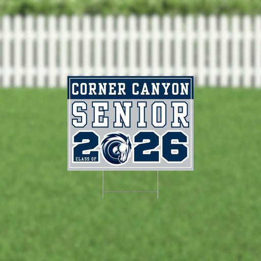 Corner Canyon UT 2026 Senior Yard Sign | 1ct - Zurchers