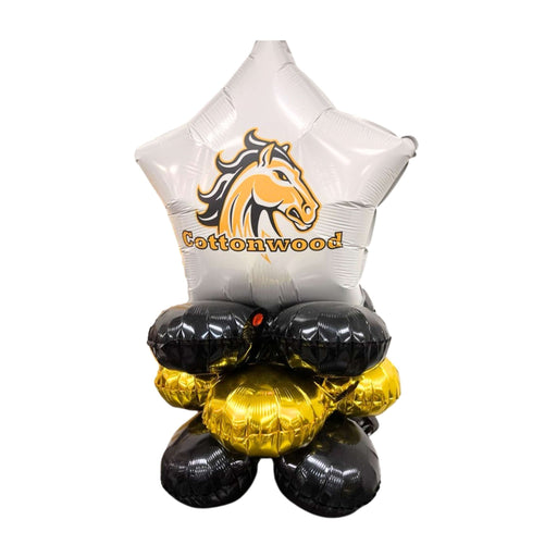 Cottonwood High School Air-filled Balloon Quad 17" | 1ct