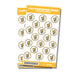 Cottonwood High School Sticker Seal 1" | 36 ct - Zurchers