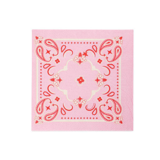Cow Gal Bandana Paper Cocktail Napkins | 24 ct - Zurchers