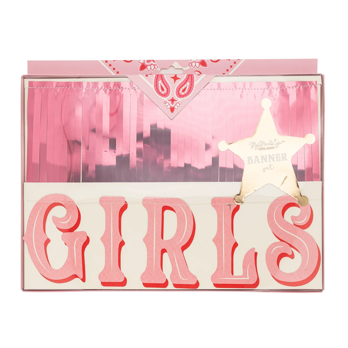 Cow Gal Let's Go Girls Banner Set 6.5' | 2 pcs - Zurchers