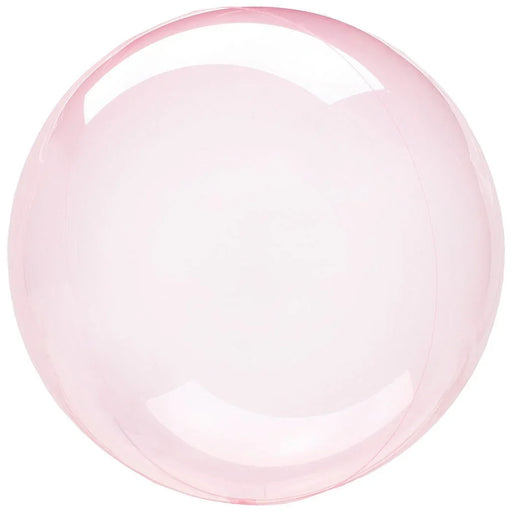 Crystal Clearz Bubble Balloon Dark Pink 18'' | 1 ct - Zurchers