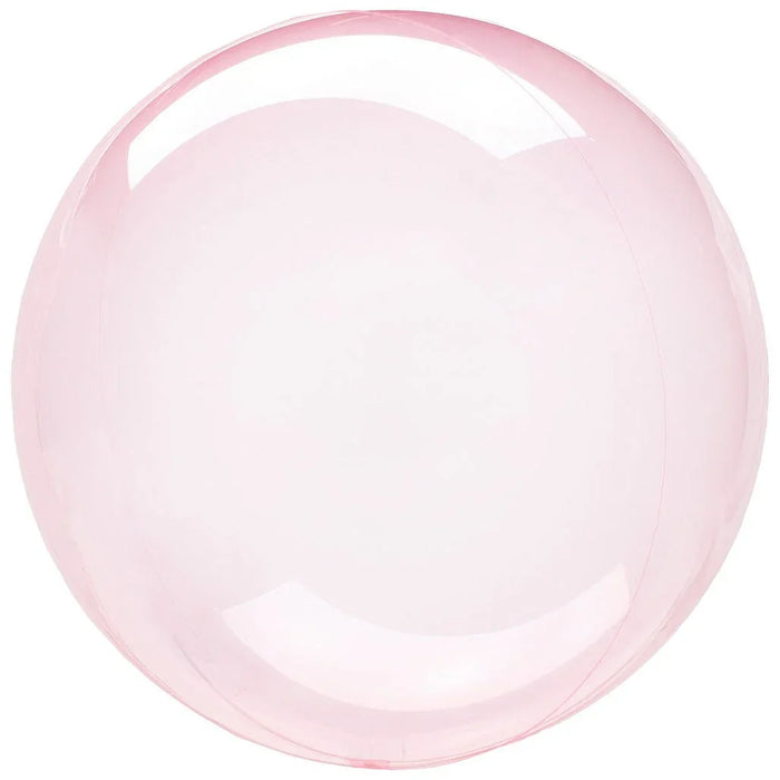 Crystal Clearz Bubble Balloon Dark Pink 18'' | 1 ct - Zurchers
