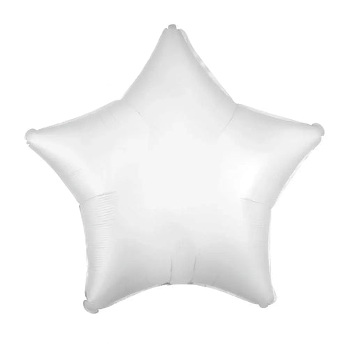 Custom Image White Mylar Star Balloon 18" | 1ct - Zurchers