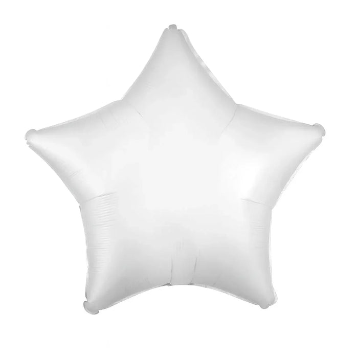 Custom Image White Mylar Star Balloon 18" | 1ct - Zurchers
