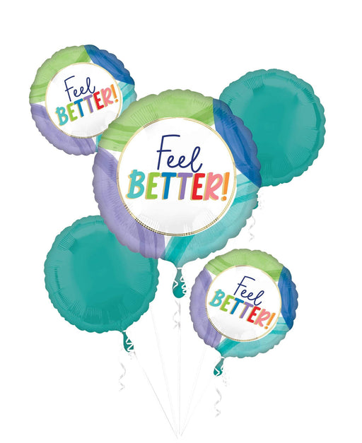 Cutout Collage Feel Better Balloon Bouquet | 5 pcs - Zurchers