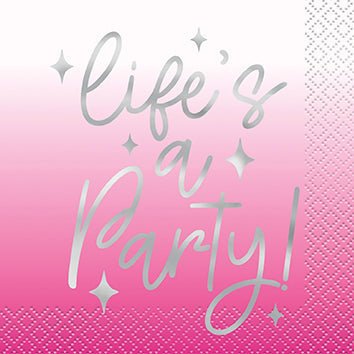 16ct Beverage Napkins Dance Party