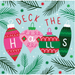 “Deck the Halls” Ornament Napkin with Pine Accents | 1ct - Zurchers
