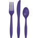 Cutlery Assortment Purple - Party Supplies