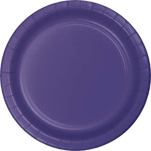 Deep Purple Paper Plates 9" | 24ct