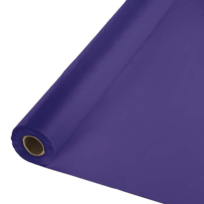 100ft Table Roll Purple - Party Supplies