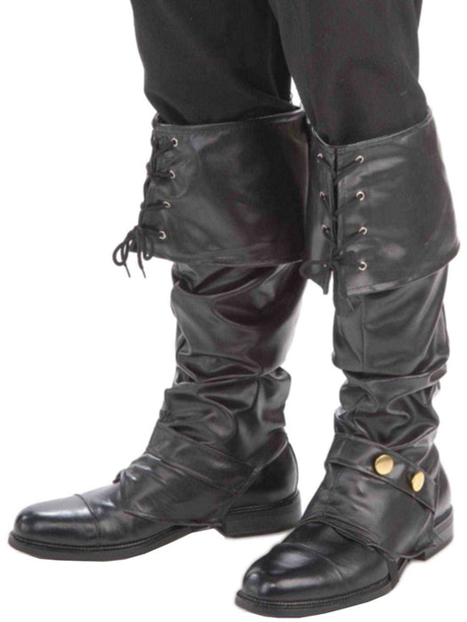 Deluxe Faux Leather Pirate Boot Toppers Adult | 1pair - Zurchers