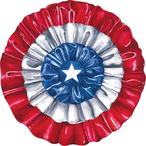 Die - Cut Star - Spangled Placemat 15.5"x15.5" | 24 ct - Zurchers