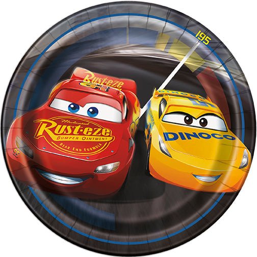 Disney Cars Plate 7in | 8ct