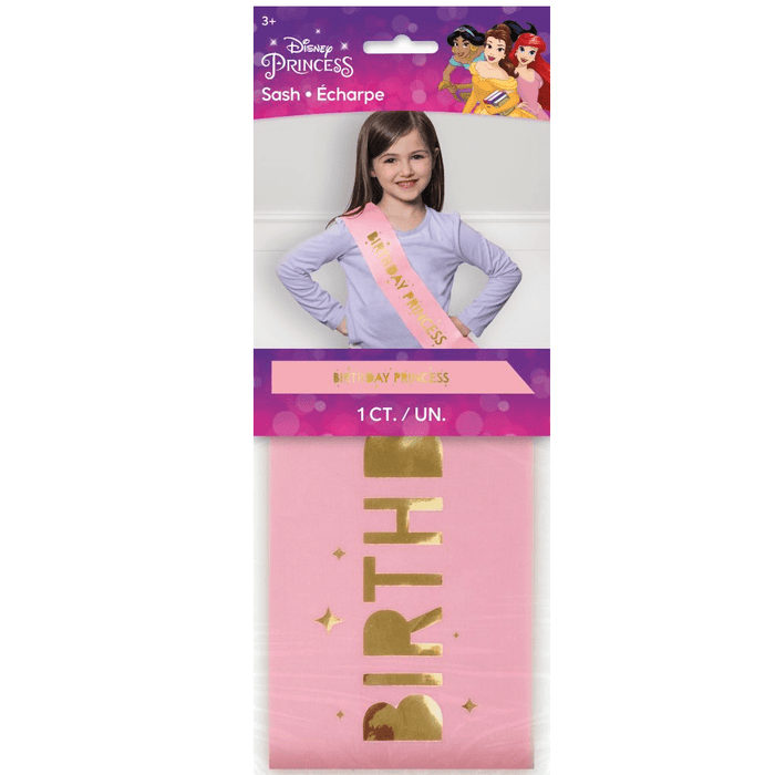 Disney Princess Birthday Sash | 1ct - Zurchers