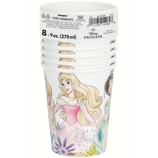 Disney Princess Paper Cups 9oz | 8ct - Zurchers