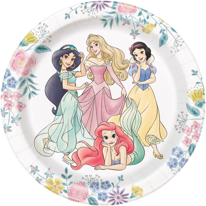 Disney Princess Paper Plates 7" | 8ct - Zurchers