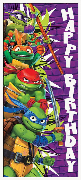 Door Poster TMNT - Party Supplies