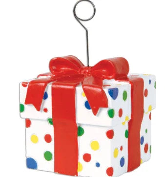 Dots Gift Box Photo/Balloon Holder | 1 ct - Zurchers